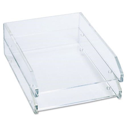 Made-To-Stick Double Letter Tray Two-Tier Acrylic Clear MA734393